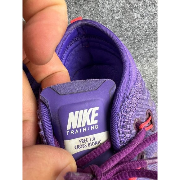 Nike Training Free 1.0 Cross Bionic Shoes Women's 8 Purple Minimalist Running - Picture 3 of 8